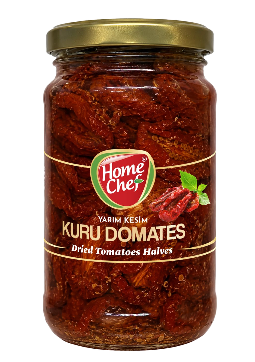 YAĞDA MARİNELİ GÜNEŞTE KURU DOMATES (YARIM KESİM)